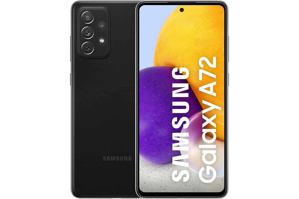 A72: Celulares A72 preto, um dos Celulares da Samsung