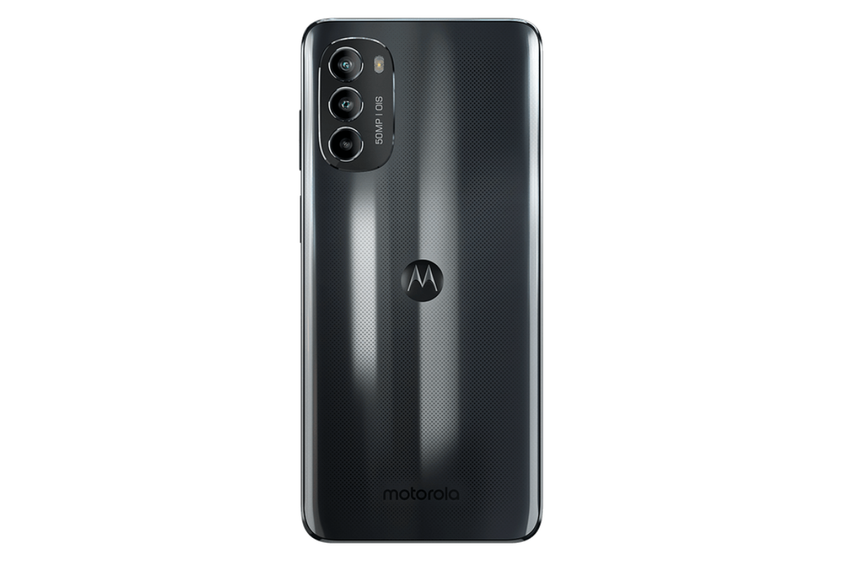 Câmeras: Moto G82 Foto da traseira do Moto G82 mostrando suas câmeras
