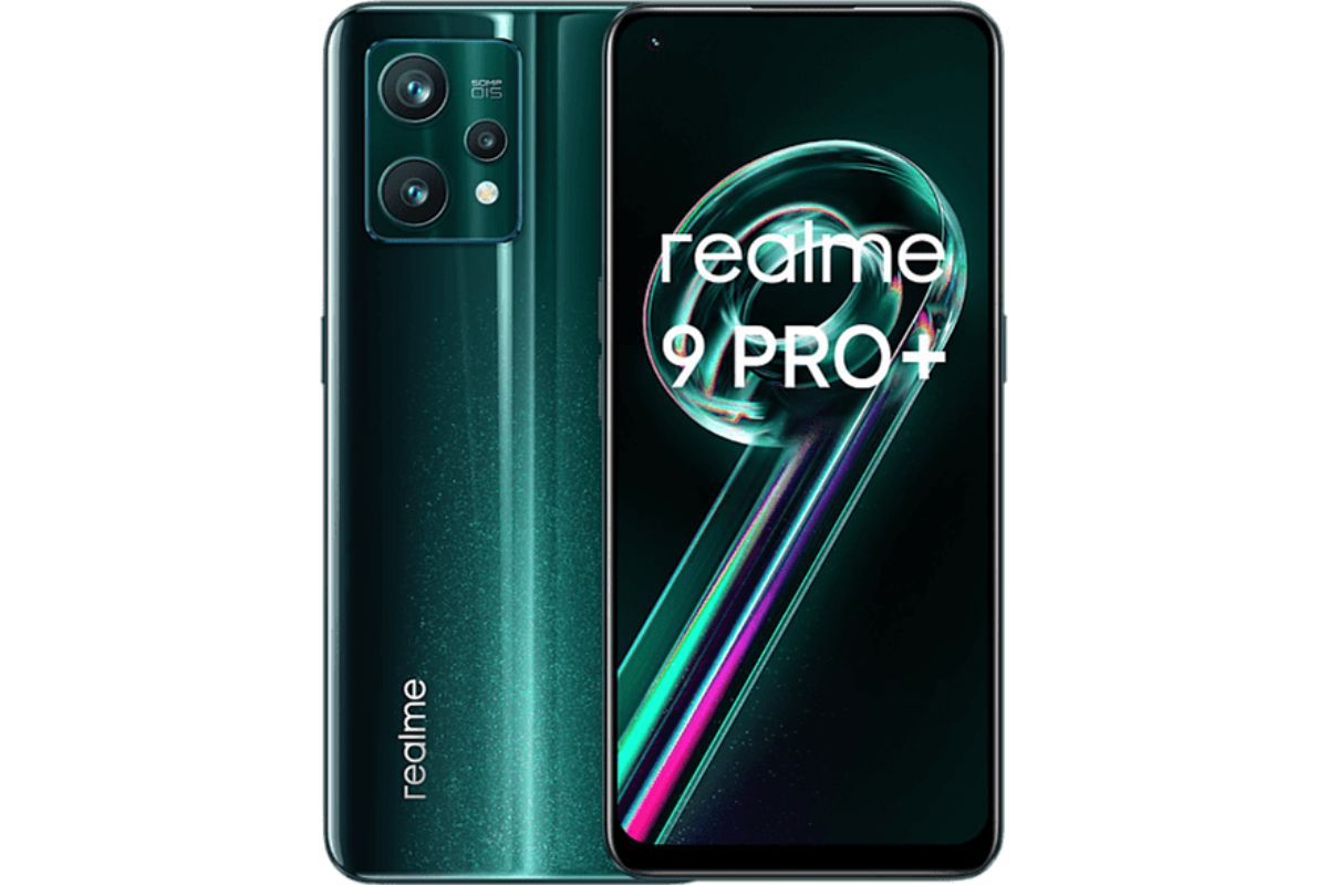 Celular: Realme 9i Realme 9i na cor verde em foto para divulgação de sites de vendas