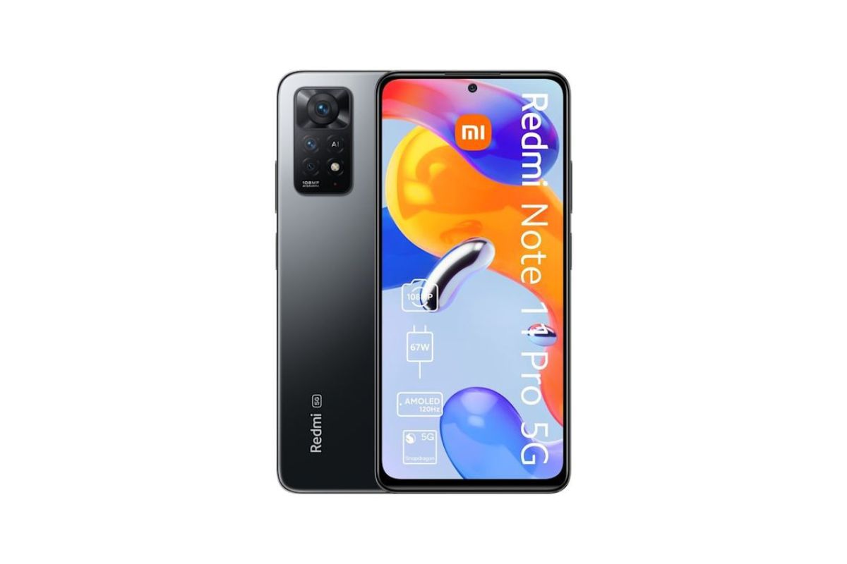 Tela: Redmi Note 11 Pro 5G Redmi Note 11 Pro 5G mostrando sua tela