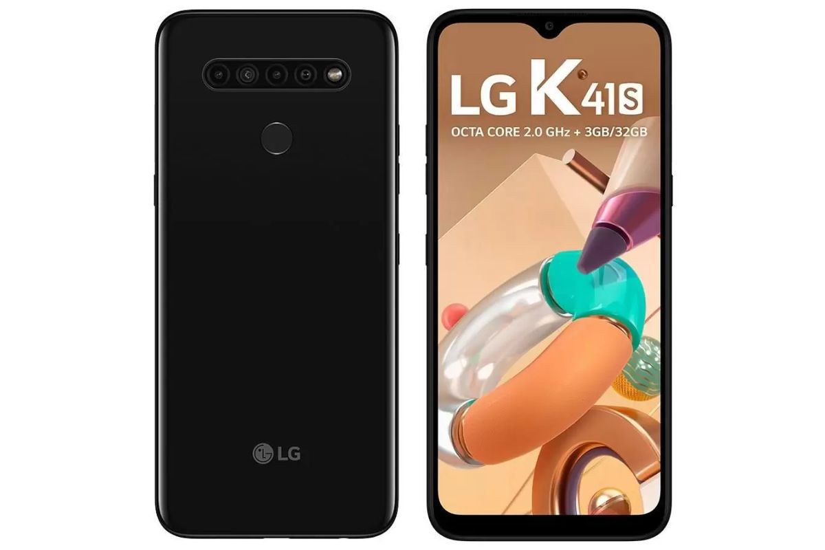 K 41S: LG LG K 41S preto