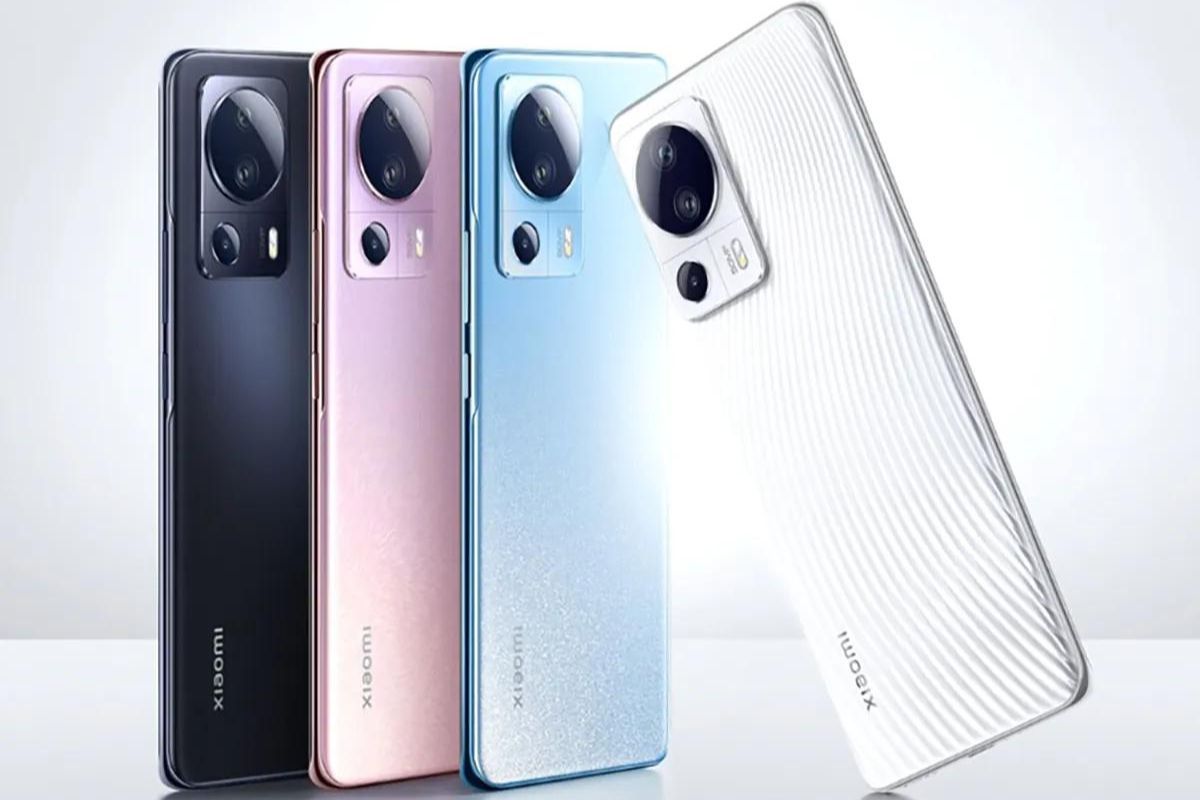 Xiaomi Civi 2 em quatro cores diferentes em sites para vendas