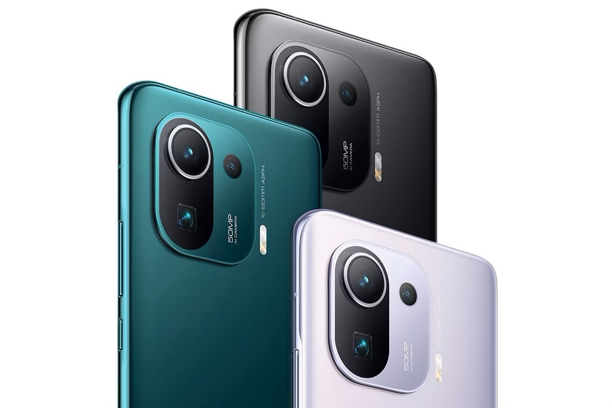 Publicidade: Xiaomi Mi 11 Pro Xiaomi Mi 11 Pro em montagem para publicidade