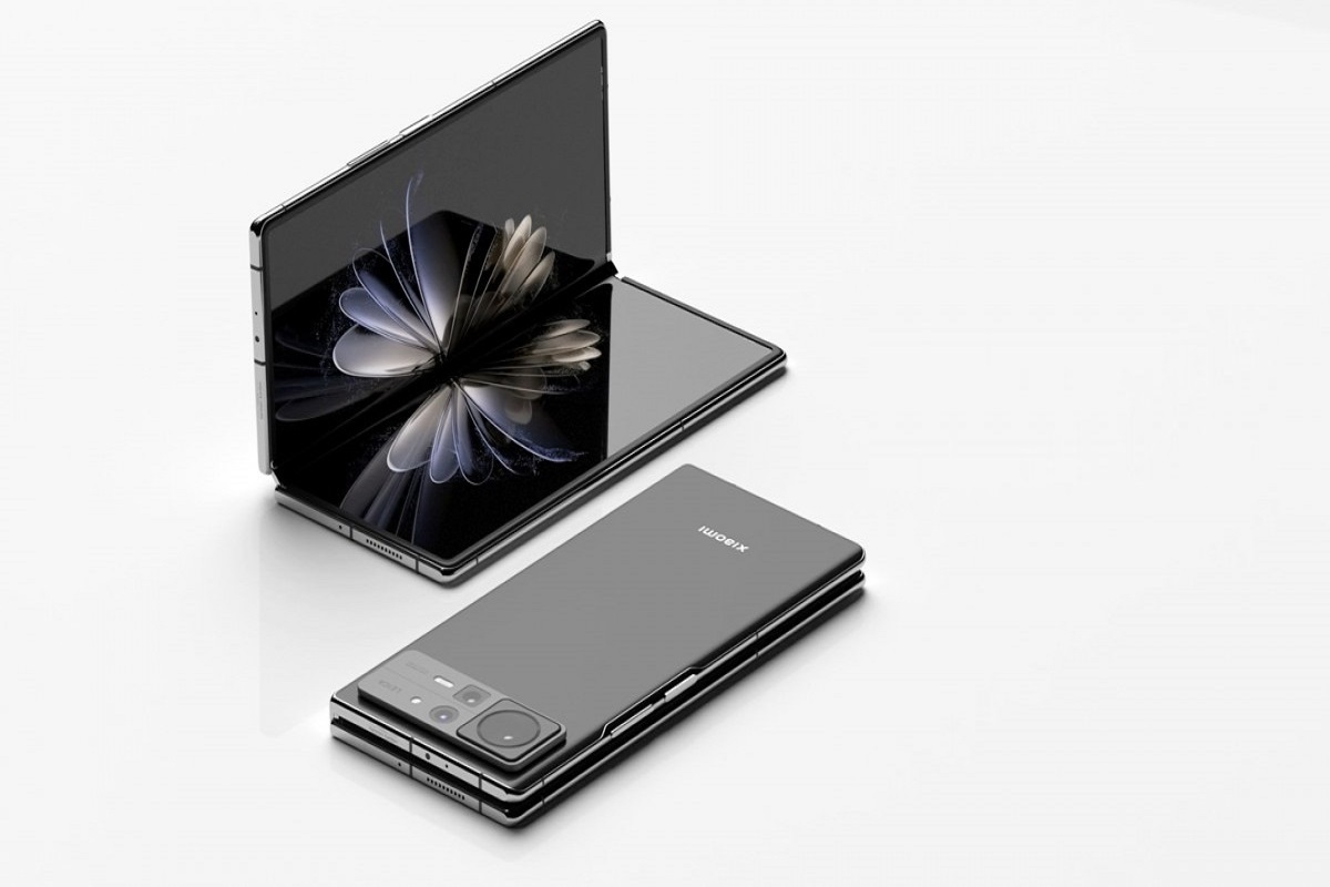 Aparelho: Xiaomi Mix Fold 2 Xiaomi Mix Fold 2 preto mostrando características do aparelho