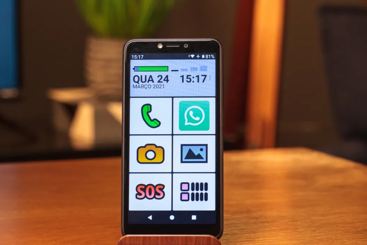 a imagem ilustra um modelo de celular Obabox